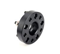 Forged Wheel Spacer 2Pieces 25/30/35/40/50/60mm Wheel Spacer Adapter 5 Lug Suit For Land Rover Defender Discovery PCD 5x165.1 CB 113.1mm M16xP1 Universal(25mm Black)