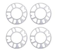 Forged Wheel Spacer 4pcs Universal Adapter Wheel Spacers 4 5 for Stud Plate Car Modified Track 5mm 8mm 10mm for Seals Hub ET Aluminum Alloy Widened Universal Wheel Spacer(5mm)