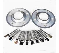 Forged Wheels Spacer 2PCS For Benz - Set Of 2 Hub Centric Wheel Spacers 10/12/15/20MM 5x112 66.6 With Extended 14X1.5 Bolts(10mm silver)