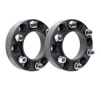 Forged Wheels Spacer 2PCS For Great For Wall For GWM For Poer King Kong 6x139.7 100.1 12 * 1.5 Aluminum Car Wheel Spacer Adapter(Black 38mm)