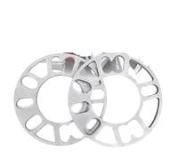 Forged Wheels Spacer 2pcs Universal 3/5/8/10mm Alloy Aluminum Wheel Spacers Shims Plate For 4/5 Stud Wheel 4x100 4x114.3 5x100 5x108 5x114.3 5x120(2PCS-5mm)
