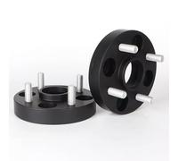 Forged Wheels Spacer For CITROEN For C-Elysée C2/C3/C3-XR/C4/C4L/C4 For Cactus/DS3 M12XP1.25 2Piece PCD 4x108 65.1mm 20/25/30/35/40mm Wheel Spacer Auto Wheel Spacers(2PCS 20mm Black)