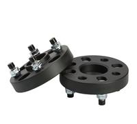 Forged Wheels Spacer For Fiesta ST For Focus For Ecosport Ka For Figo For Lkon For B-max 2Pieces PCD 4X108 CB 63.4mm 20/25/30/35/40mm Wheel Spacer Adapter(2PCS 25mm Black)