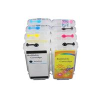 ForgediY 130ml X 8 Refillable Ink Cartridge Compatible With Printer Supplies Designjet 2100 Z2100 Replacement For 70 70