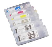 ForgediY 280ml Refillable Ink Cartridge Compatible With Printer Supplies 727 DesignJet T920 T930 T1500 T1530 T2500 T2530(1 SET 6PCS)