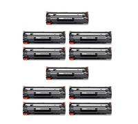 ForgediY 285A 285 85A CE285A Black Toner Cartridge 4 Pack Compatible With Pro P1102 P1102W P1100 M1130 M1132 M1212NF M1214NFH M1217NFW Printers(10pcs-Black)