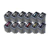 ForgediY Color Ink Cartridge 4-pack Compatible With Printer Supplies ImagePROGRAF PRO-1100 PRO 1100 For Part Number PFI-4100 PFI4100(One set 12colors)
