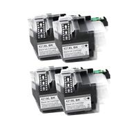 ForgediY Compatible With DCP-J1050DW MFC-J1010DW DCP-J1140DW LC421XL LC421 421XL(Black-4pc)