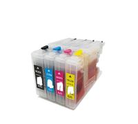ForgediY Compatible With Printer Supplies LC12 LC73 LC75 LC1220 LC1240 LC17 LC77 LC79 LC1280 Refillable Ink Cartridge For MFC-J430W J6910DW J5910CDW Etc