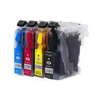 ForgediY Refillable Ink Cartridge 4-pack Compatible With Printer Supplies MFC-J4620dw J5720dw J5320dw DCP-J4120dw(1set)