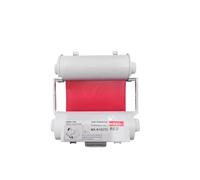 ForgediY Thermal Transfer Ribbon 100G3C 100G5C 100HG3C 100HIII PM-100A 100HG Compatible With MAX CPM-100HC Bepop Printer Supplies For Part Number SL-R101T SL-R102T(R103T No Chip Red)