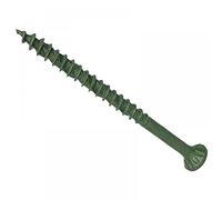 ForgeFast Countersunk Decking Screws | 5.0 x 100mm | Green Elementech 2000 | Tub 300