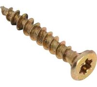 ForgeFast Elite Low-Torque Woodscrews | 3.5 x 40mm | Zinc Yellow Passivated | Box 200