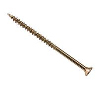 ForgeFast Elite Low-Torque Woodscrews | 6.0 x 80mm | Zinc Yellow Passivated | Box 100