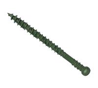 ForgeFast Reduced Head Decking Screws | 4.5 x 60mm | Green 2000 | Tub 500 | Green Elementech 2000 Decking Screws Reduced Head Torx Drive Trim Fasteners for Discreet External Timber Fixing