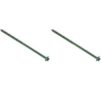 ForgeFast Timber Fixing Screws | 7.0 x 100mm | Green | Tub 50 (Pack of 2)