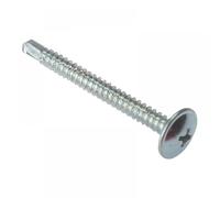 Forgefix 100BPS48100ZP Baypole Self-Drill Screw Phillips Wafer Head Zp 4.8 X 100Mm Box 100