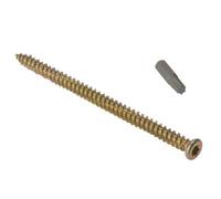 Forgefix 10Cfs42 Concrete Frame Screw Torx Compatible High-Low Thread Zyp 7.5 X 42mm Bag 10 Forcfs42G