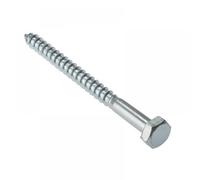 ForgeFix Coach Screws | M8 x 70mm | Zinc Plated | Bag 10
