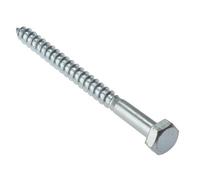 Forgefix 10Cs880 Coach Screw Hexagon Head Single Thread Zp M8 X 80mm Bag 10 Forcs880G