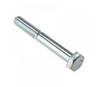 ForgeFix High Tensile Bolts M10 x 80mm 8.8 Grade Steel Zinc Plated Pack of 10