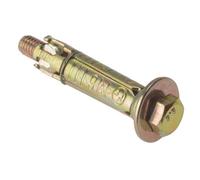 F&F Masonry Anchor Loose Bolt 10LB825 M8 x 25 mm Zinc Yellow Passivated Bag of 10
