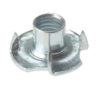 Forgefix 10Ptn6 Pronged T Nuts Zp M6 Bag 10 Forptn6M