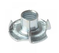 Pronged T Nuts ZP M8 Bag 10