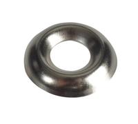 Forgefix 200Scw8N Screw Cup Washers Solid Brass Nickel Plated No.8 Bag 200 Forscw8Nm
