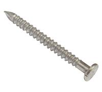 Forgefix 25mm Annular Ring Shank Nails - 500G Bright Finish For Strong Hold