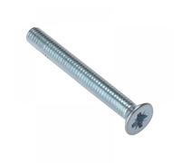 ForgeFix Machine Screws Countersunk | M5 x 40mm | Zinc Plated | Bag 25