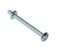 ForgeFix Roofing Bolts | M6 x 60mm | Zinc Plated | Bag 25