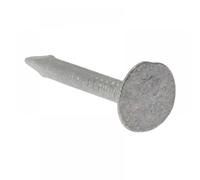 Forgefix 500NLELH25GB Clout Nail Extra Large Head Galvanised 25Mm (500G Bag)