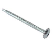 ForgeFix Baypole Window Screws | 4.8 x 80mm | Zinc Plated | Box 100