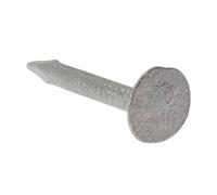 ForgeFix Clout Nails - Extra Large Head | 3.00 x 25mm | Galvanised | Bag 2.5KG