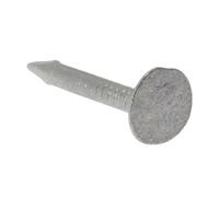 Forgefix Clout Nails, Extra Large Head, Galvanised Galvanised (30mm Bag Weight 500G)