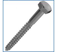F&F Coach Screws 10CS10100 - Zinc Plated M10 x 100 mm - Bag of 10