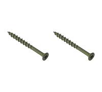 ForgeFix Countersunk Decking Screws | 4.5 x 50mm | Green | Box 200 (Pack of 2)