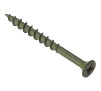 ForgeFix Decking Screws Countersunk 4.5 x 50mm Green Anti-Corrosion Tub 1000