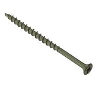 Forgefix Decking Screw Pozi Compatible ST Green Anti-Corrosion 4.5 x 55mm Tub 10