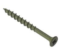 ForgeFix Decking Screw Pozi ST Countersunk 4.5x60mm Anti-Corrosion Green Pack of 200