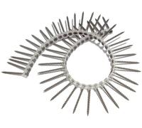 ForgeFix Coarse Thread Collated Drywall Screws | 3.9 x 55mm | Black Phosphate | Box 1000