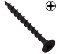 ForgeFix Drywall Plasterboard Screws Black Bugle Head Sharp Point Screw Studding