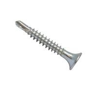 Forgefix Drywall Screw Phillips Bugle Head FT ZP 35 x 32mm Box 1000, zinc plated finish for increased durability. The screws come complete with a Phillips No.2 insert bit.