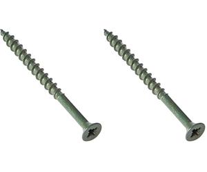 Forgefix DS4560 Pozidriv Decking Screw, Box of 200, Green Anti-Corrosion, 1 Box (Pack of 2)