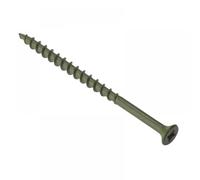 Forgefix DS4575T Decking Screw Pozi Compatible St Green Anti-Corrosion 4.5 X 75Mm Tub 1000