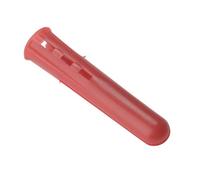 ForgeFix Expansion Wall Plugs | No. 6-8's | Red, Plastic | Box 100