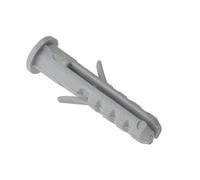 ForgeFix Expansion Wall Plugs - Rimmed | M8 x 40mm | Nylon | Bag 100