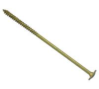 Forgefix Ffcs8140 Wafer Head Torx Compatible Construction T40 Screws Tan 8X140mm Tub 35 Forcs8140
