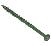 Forgefix Ffds5100Gt Forgefast Torx Compatible Decking Screws Csk Green 5.0X100 T25 Tub 300